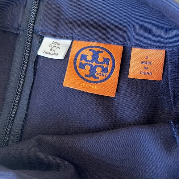 Tory Burch Navy Pencil Skirt - Picture 6 of 6